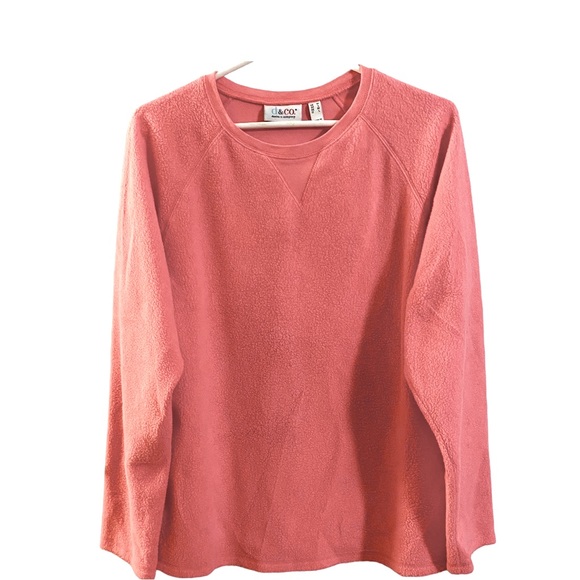 Denim & Co. Cozy Sweatshirt M - Picture 1 of 5